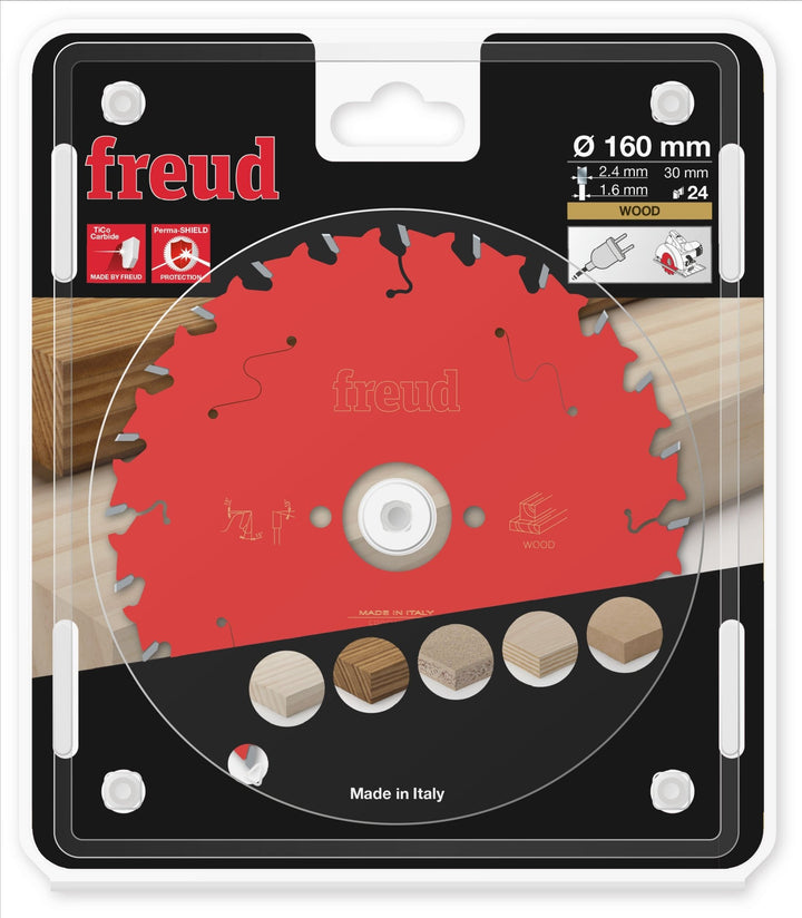 FREUD FR06W012H Lame Bois Ø160×30mm Z24 - MK SELLER EU