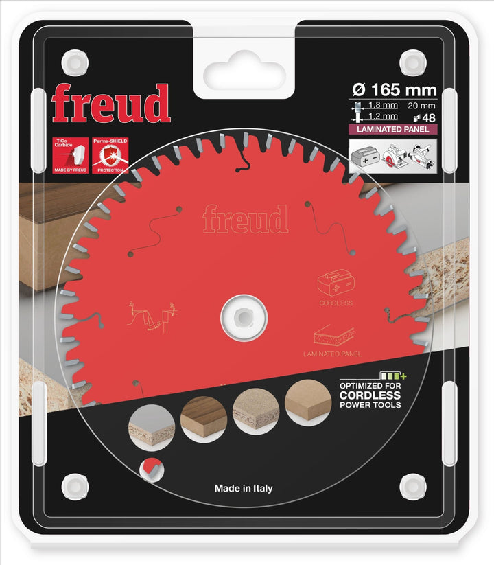 FREUD FR07L002HC Lame Mélaminé/Aggloméré Ø165×20mm Z48 - MK SELLER EU
