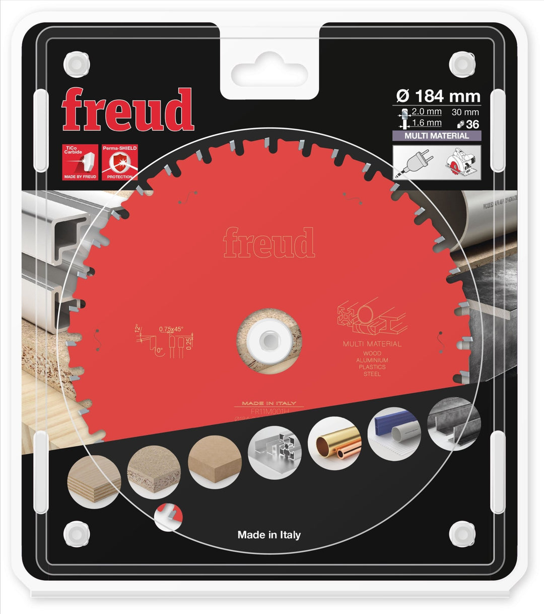 FREUD FR11M001H Lame Multi - matériaux Ø184×30mm Z36 - MK SELLER EU