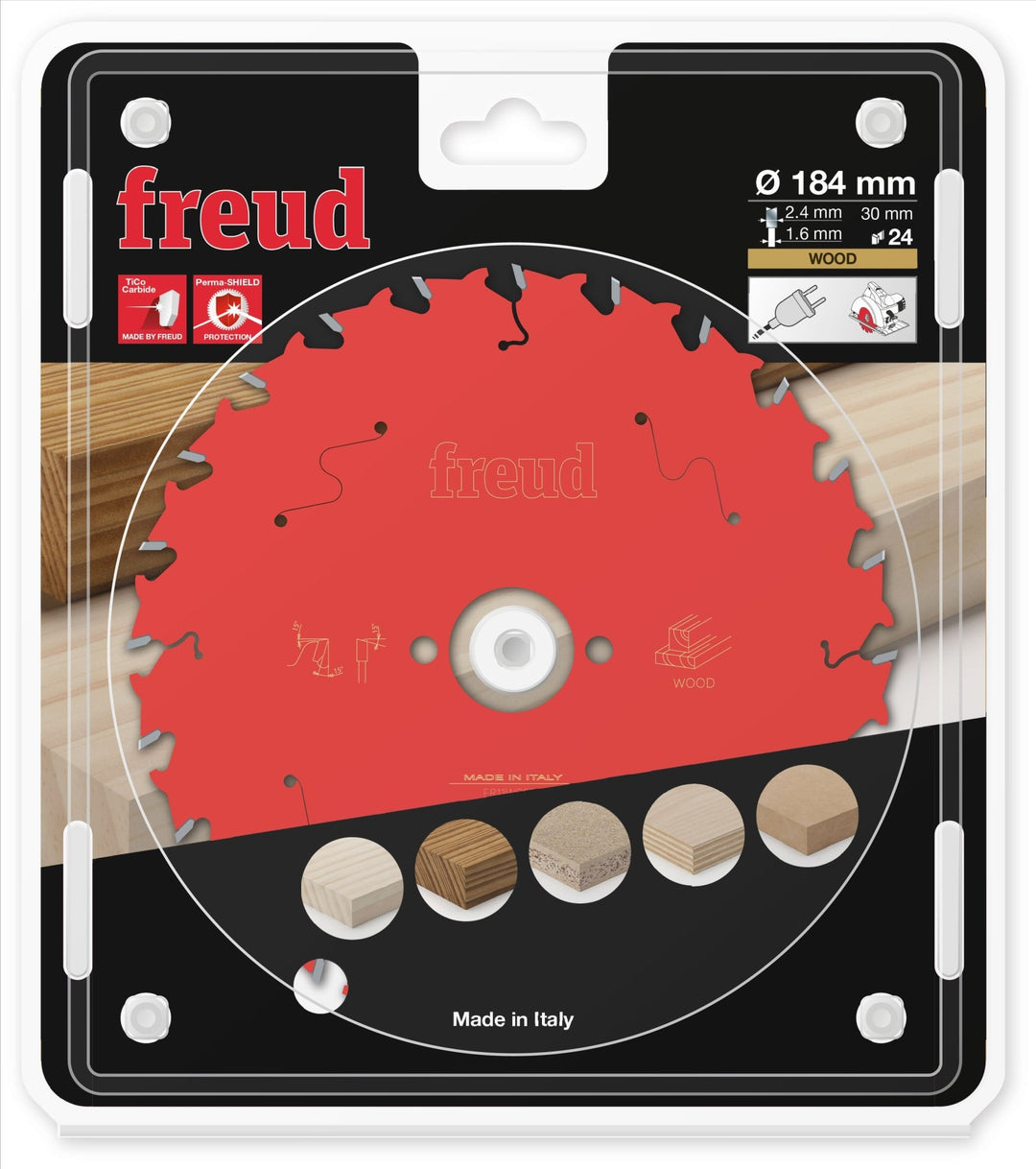 FREUD FR11W007H Lame Bois Ø184×30mm Z24 - MK SELLER EU
