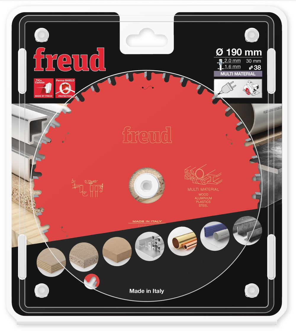 FREUD FR13M001H Lame Multi - matériaux Ø190×30mm Z38 - MK SELLER EU