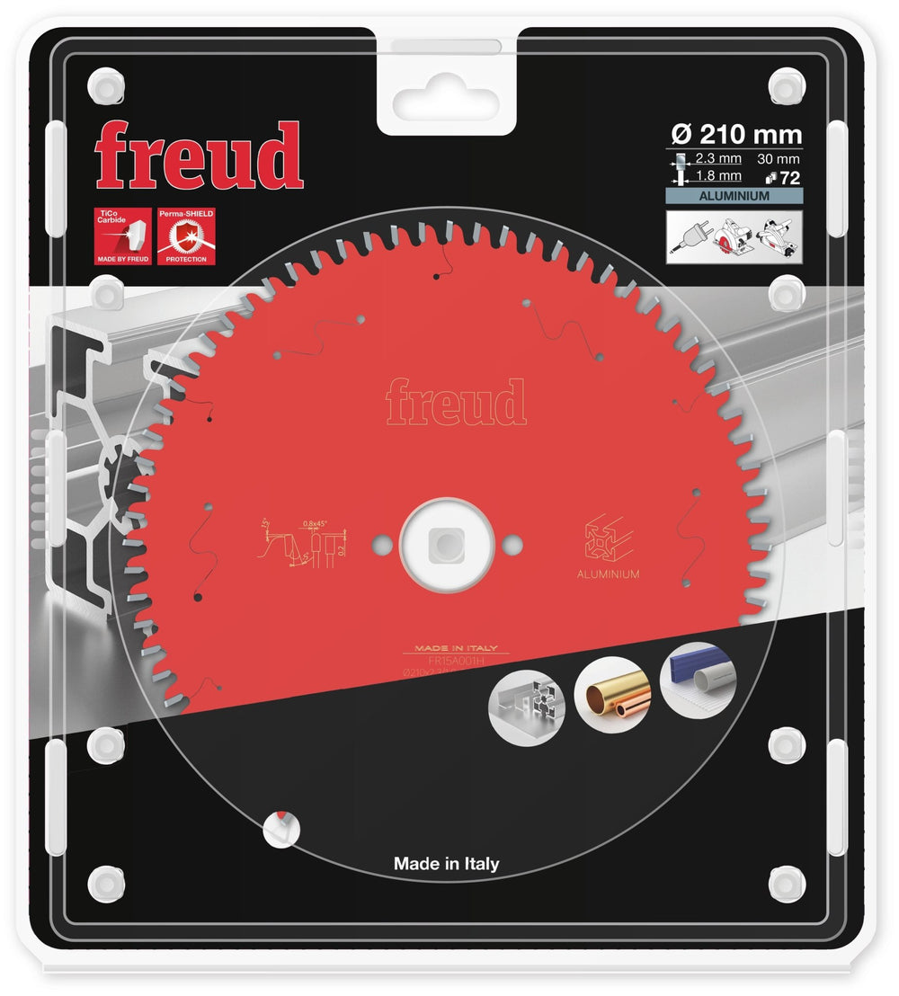 FREUD FR15A001H Lame Aluminium/PVC Ø210×30mm Z72 - MK SELLER EU