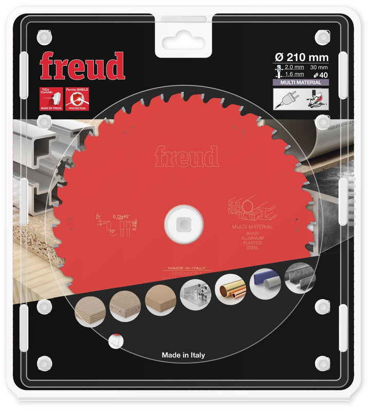 FREUD FR15M001M Lame Multi - matériaux Ø210×30mm Z40 - MK SELLER EU