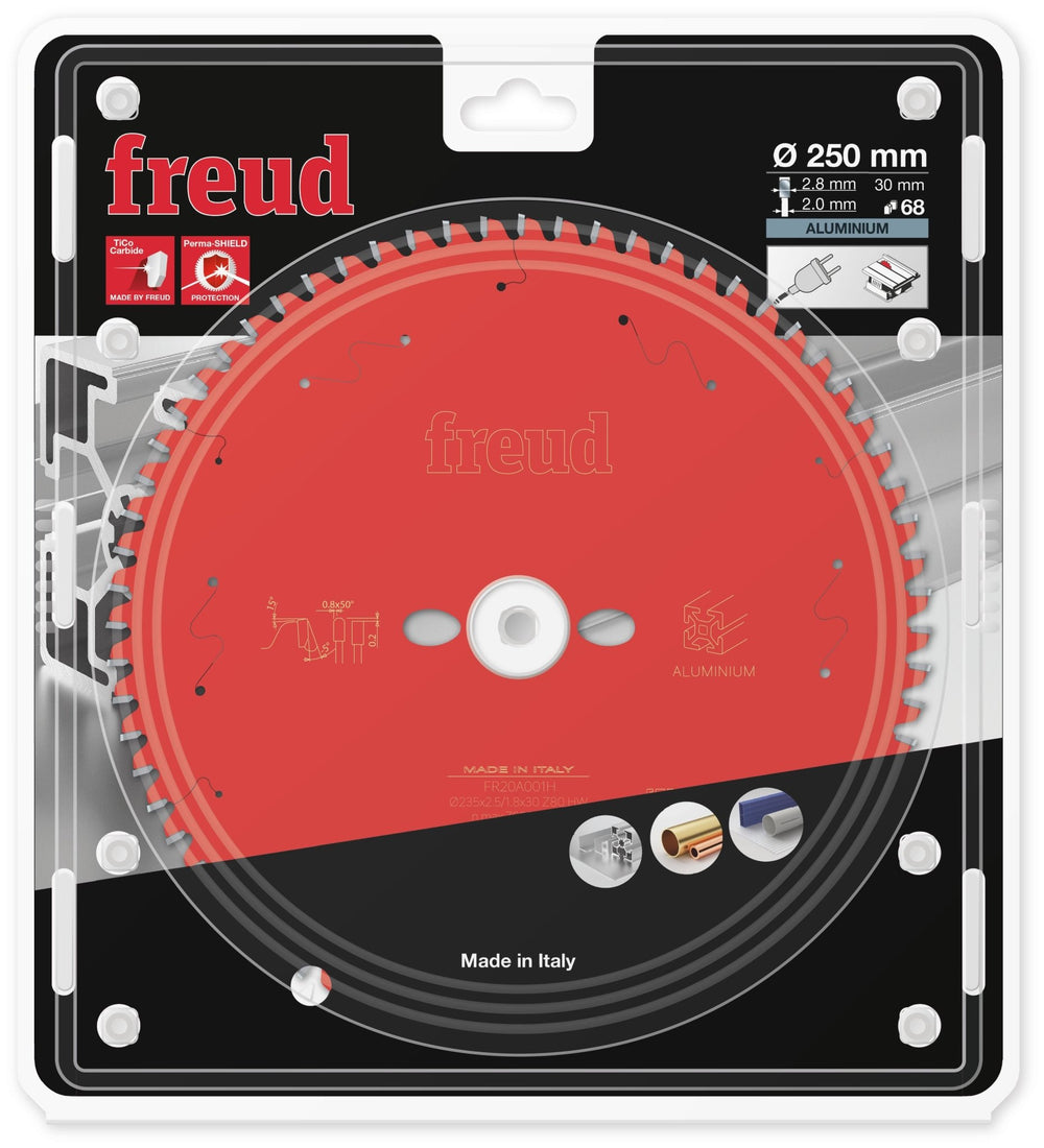FREUD FR23A001T Lame Aluminium/PVC Ø250×30mm Z68 - MK SELLER EU