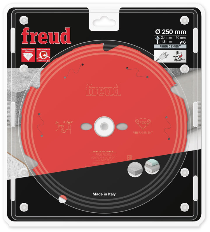 FREUD FR23F001M Lame Fibrociment Ø250×30mm Z6 - MK SELLER EU