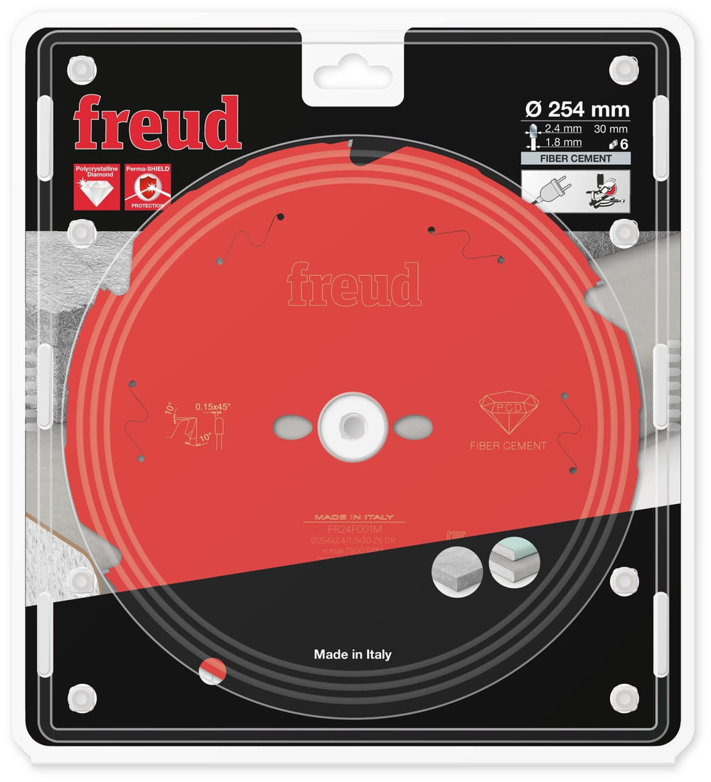 FREUD FR24F001M Lame Fibrociment Ø254×30mm Z6 - MK SELLER EU