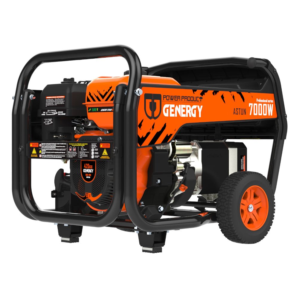Genergy Astún 7000 W – Groupe électrogène essence (démarrage électrique) - MK SELLER EU