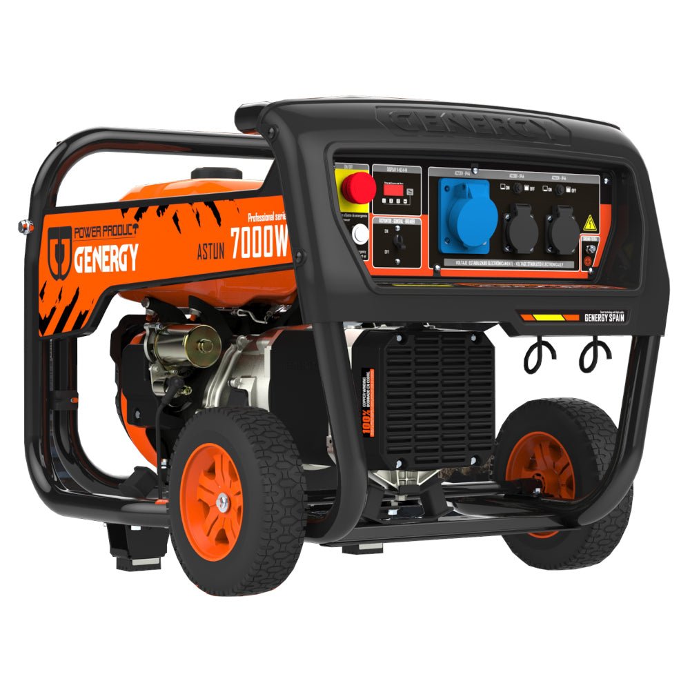 Genergy Astún 7000 W – Groupe électrogène essence (démarrage électrique) - MK SELLER EU