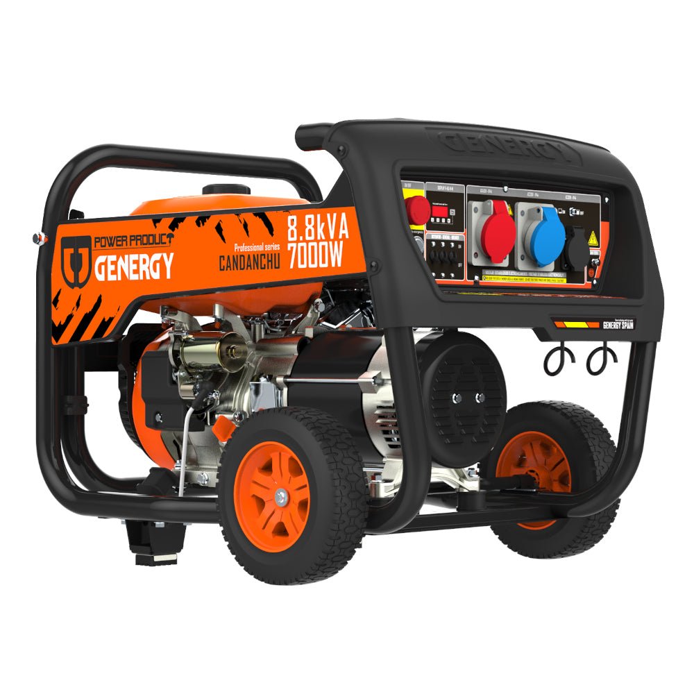 Genergy Candanchú 7000 W – Groupe électrogène triphasé (démarrage électrique) - MK SELLER EU