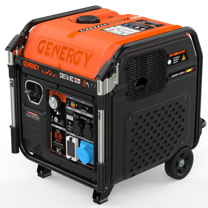 Genergy Creta - RC Silent 7500 W – Groupe électrogène Inverter silencieux - MK SELLER EU