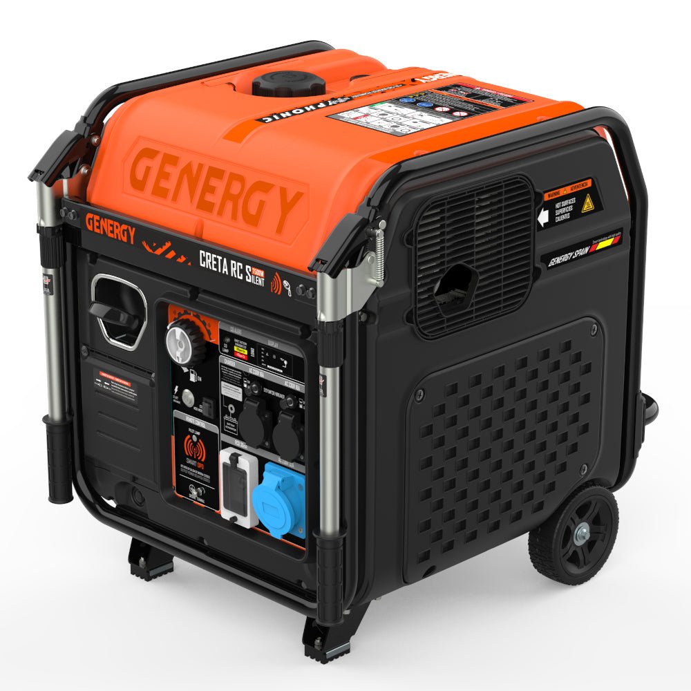 Genergy Creta - RC Silent 7500 W – Groupe électrogène Inverter silencieux - MK SELLER EU