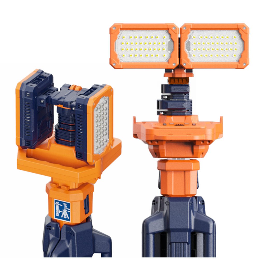 Genergy DIRECT - 200 12000 lumens – Tour d'éclairage télescopique - MK SELLER EU