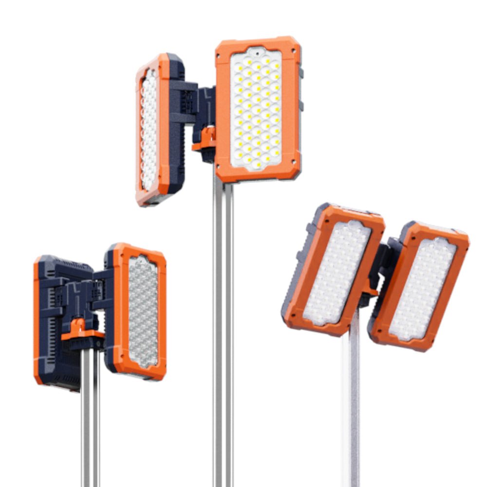 Genergy DIRECT - 300 14000 lumens – Tour d'éclairage télescopique - MK SELLER EU