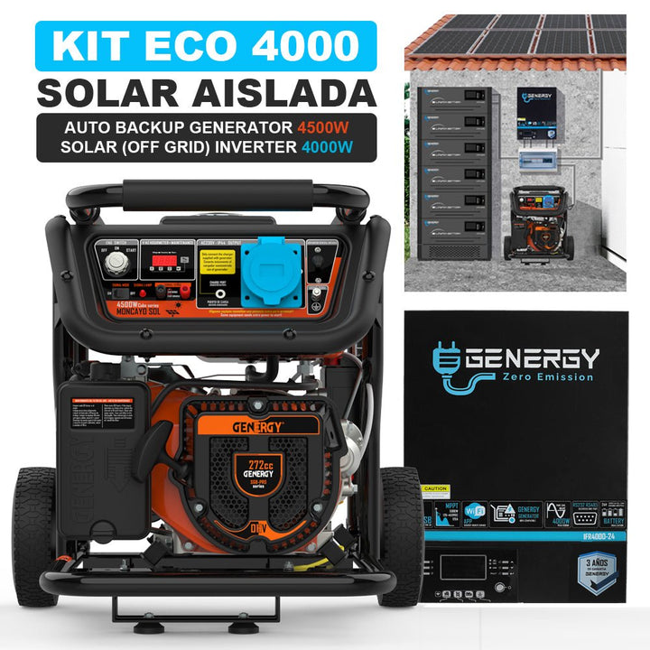 Genergy Eco 4000 – Kit solaire hybride - MK SELLER EU