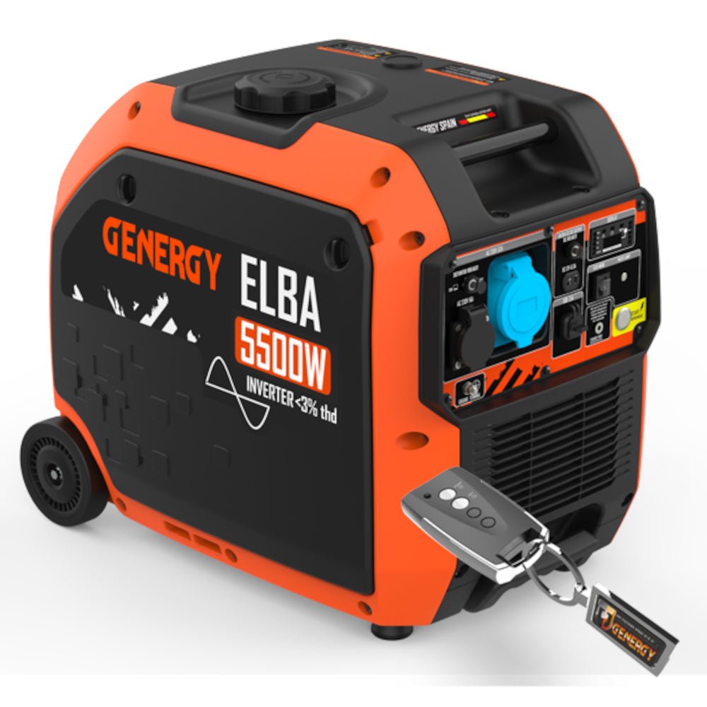 Genergy Elba RC 5500 W – Groupe électrogène Inverter (démarrage électrique + télécommande) - MK SELLER EU