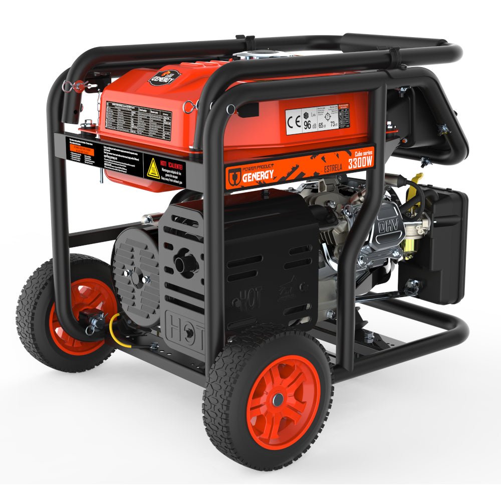 Genergy Estrela 3300 W – Groupe électrogène essence (démarrage manuel) - MK SELLER EU