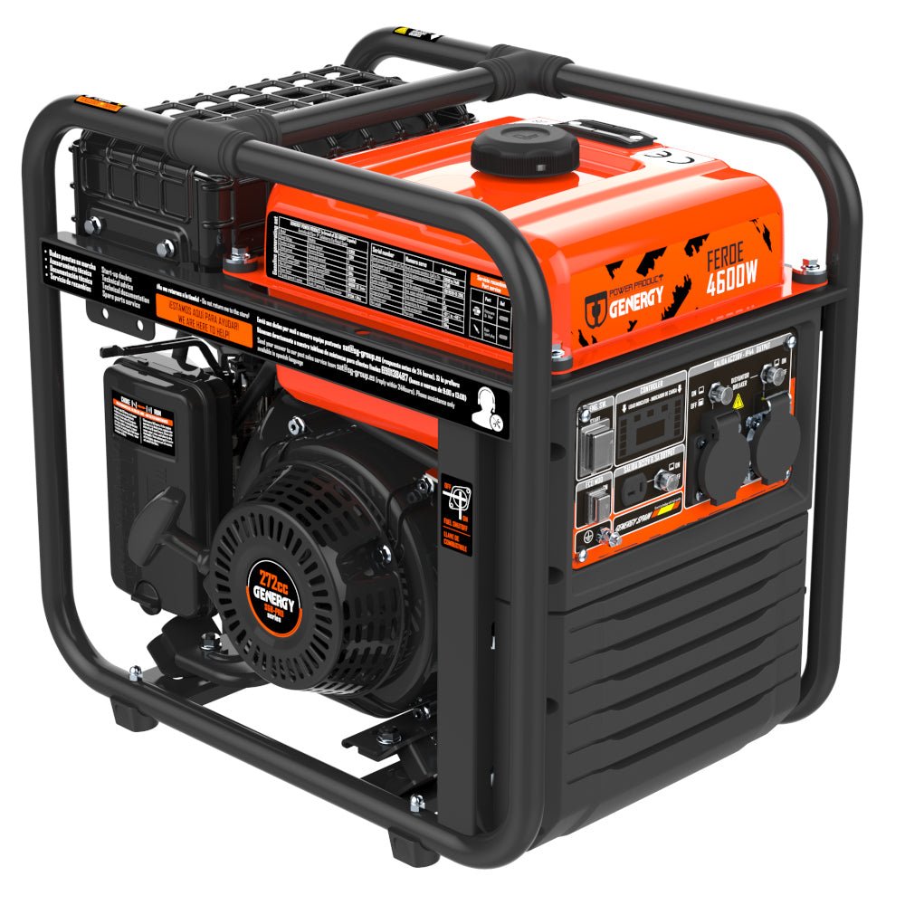 Genergy Feroe 4600 W – Groupe électrogène Inverter (démarrage électrique) - MK SELLER EU