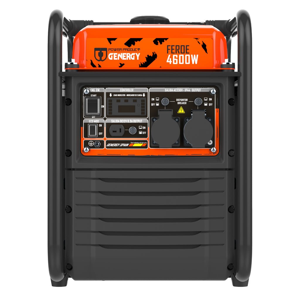 Genergy Feroe 4600 W – Groupe électrogène Inverter (démarrage électrique) - MK SELLER EU