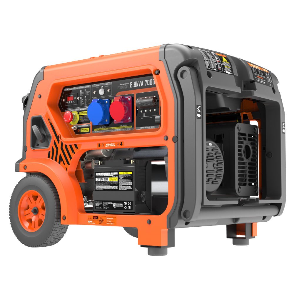 Genergy Formigal 7000 W – Groupe électrogène triphasé (démarrage électrique) - MK SELLER EU