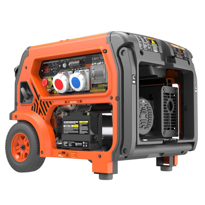 Genergy Formigal - S 7000 W – Groupe électrogène triphasé (démarrage électrique) - MK SELLER EU