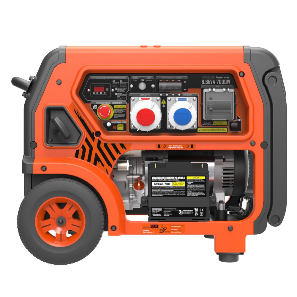 Genergy Formigal - S 7000 W – Groupe électrogène triphasé (démarrage électrique) - MK SELLER EU