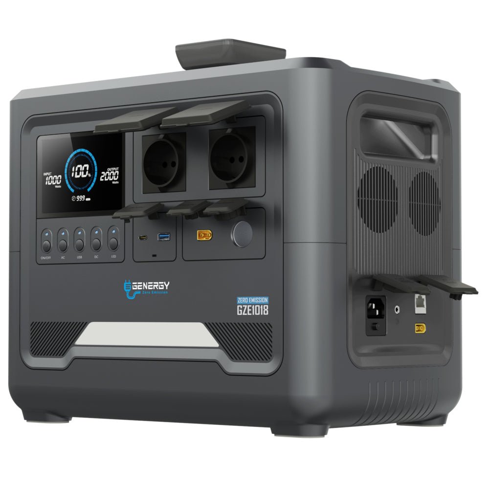 Genergy GZE - 1018 1024 Wh / 1800 W – Station d'énergie portable - MK SELLER EU