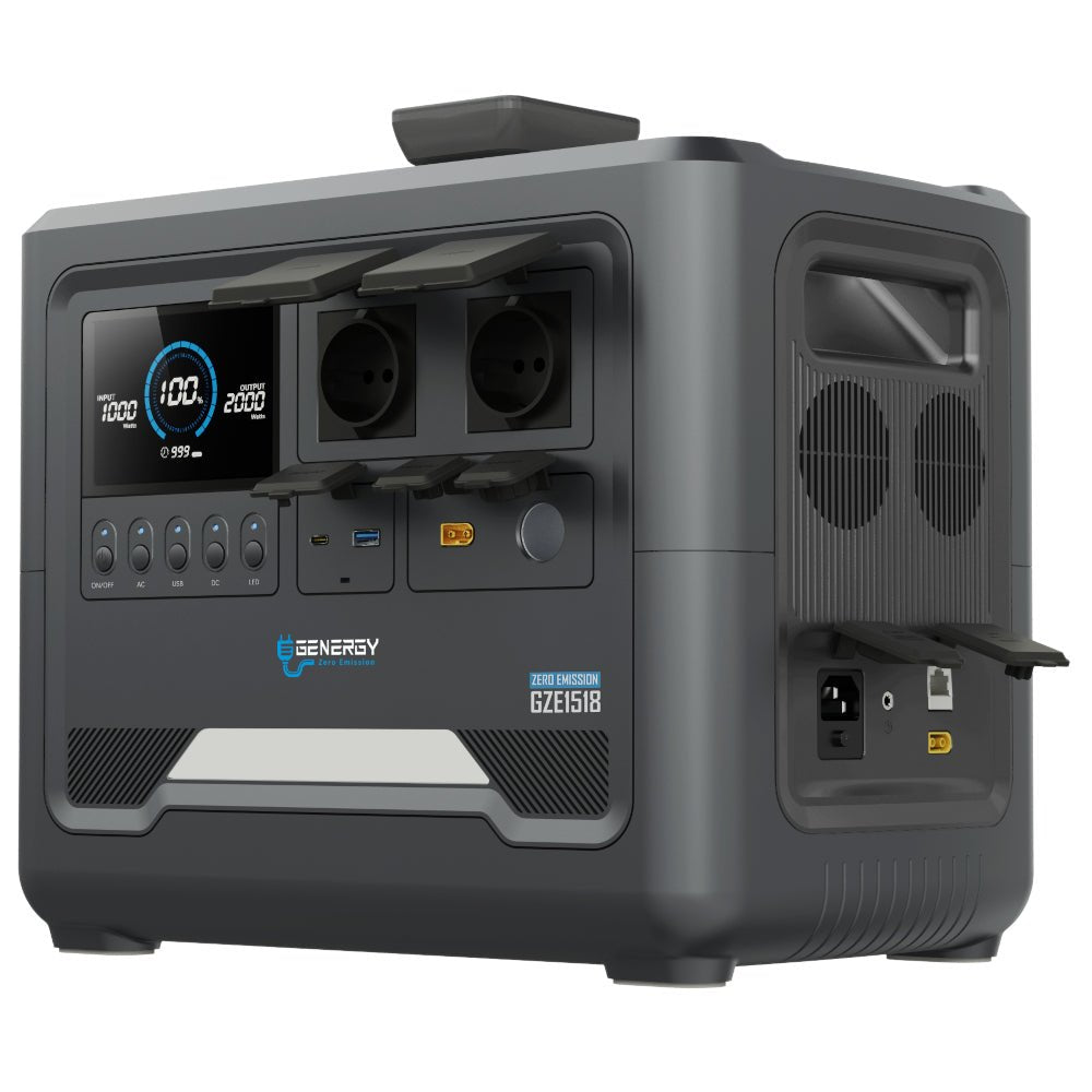 Genergy GZE - 1518 1536 Wh / 1800 W – Station d'énergie portable - MK SELLER EU