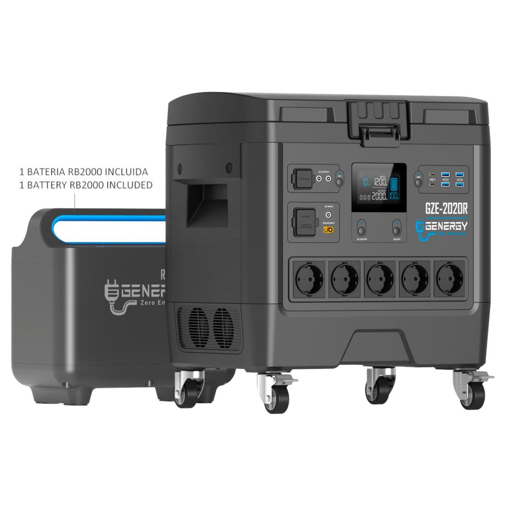 Genergy GZE - 2020R 1953 Wh / 2000 W – Station d'énergie portable - MK SELLER EU