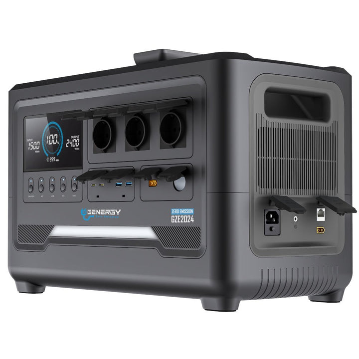 Genergy GZE - 2024 2048 Wh / 2400 W – Station d'énergie portable - MK SELLER EU