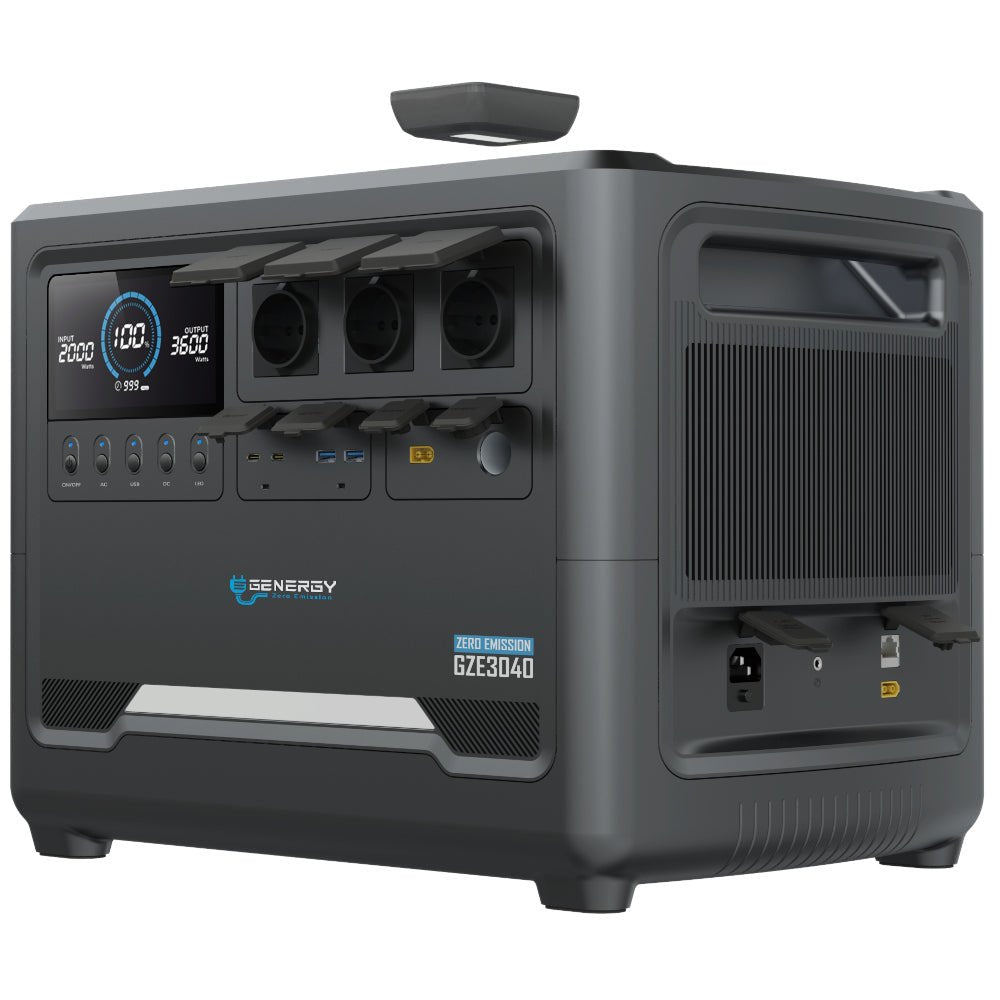 Genergy GZE - 3040 3072 Wh / 4000 W – Station d'énergie portable - MK SELLER EU