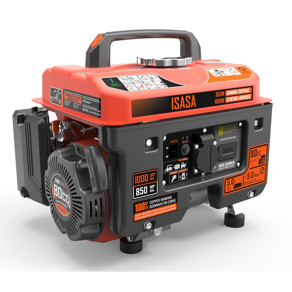 Genergy Isasa 1000 W – Groupe électrogène essence (démarrage manuel) - MK SELLER EU