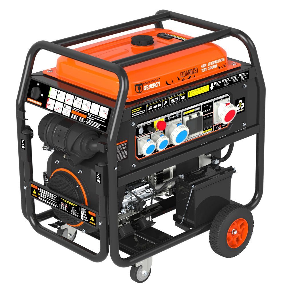 Genergy Izoard - S 15000 W – Groupe électrogène triphasé - MK SELLER EU