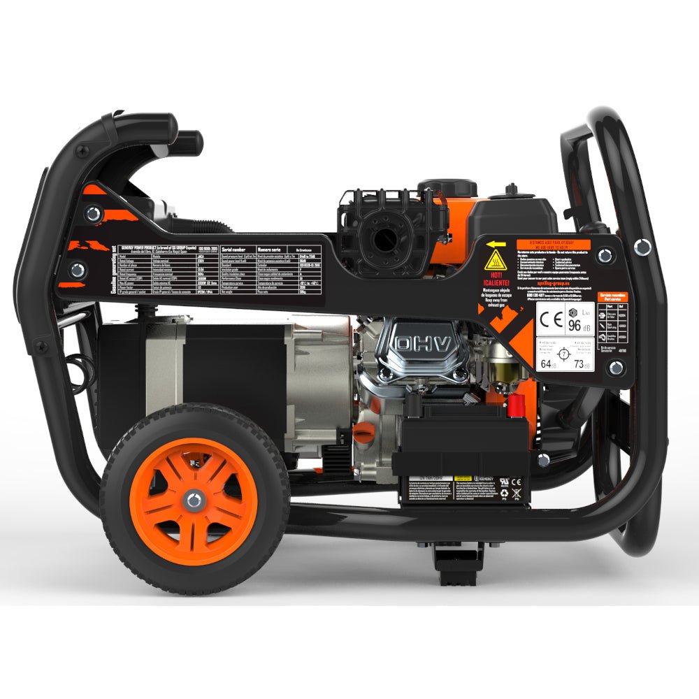 Genergy Jaca 3300 W – Groupe électrogène essence (démarrage électrique) - MK SELLER EU