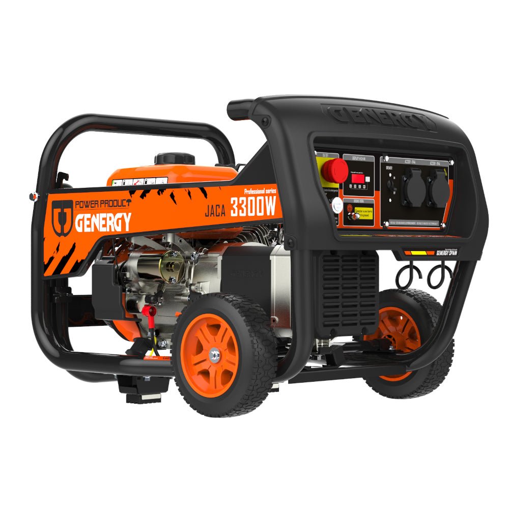 Genergy Jaca 3300 W – Groupe électrogène essence (démarrage électrique) - MK SELLER EU