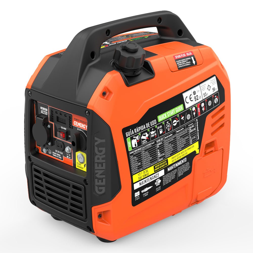 Genergy Lanzarote RC 2000 W – Groupe électrogène Inverter (démarrage électrique + télécommande) - MK SELLER EU
