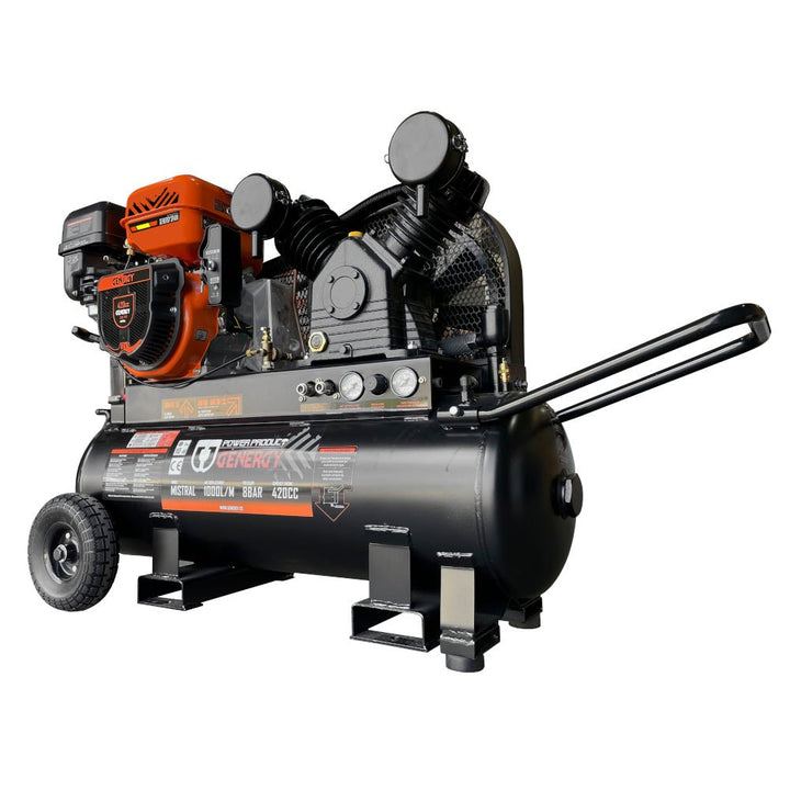 Genergy Mistral 1000 L/min – Compresseur d'air thermique (démarrage électrique) - MK SELLER EU