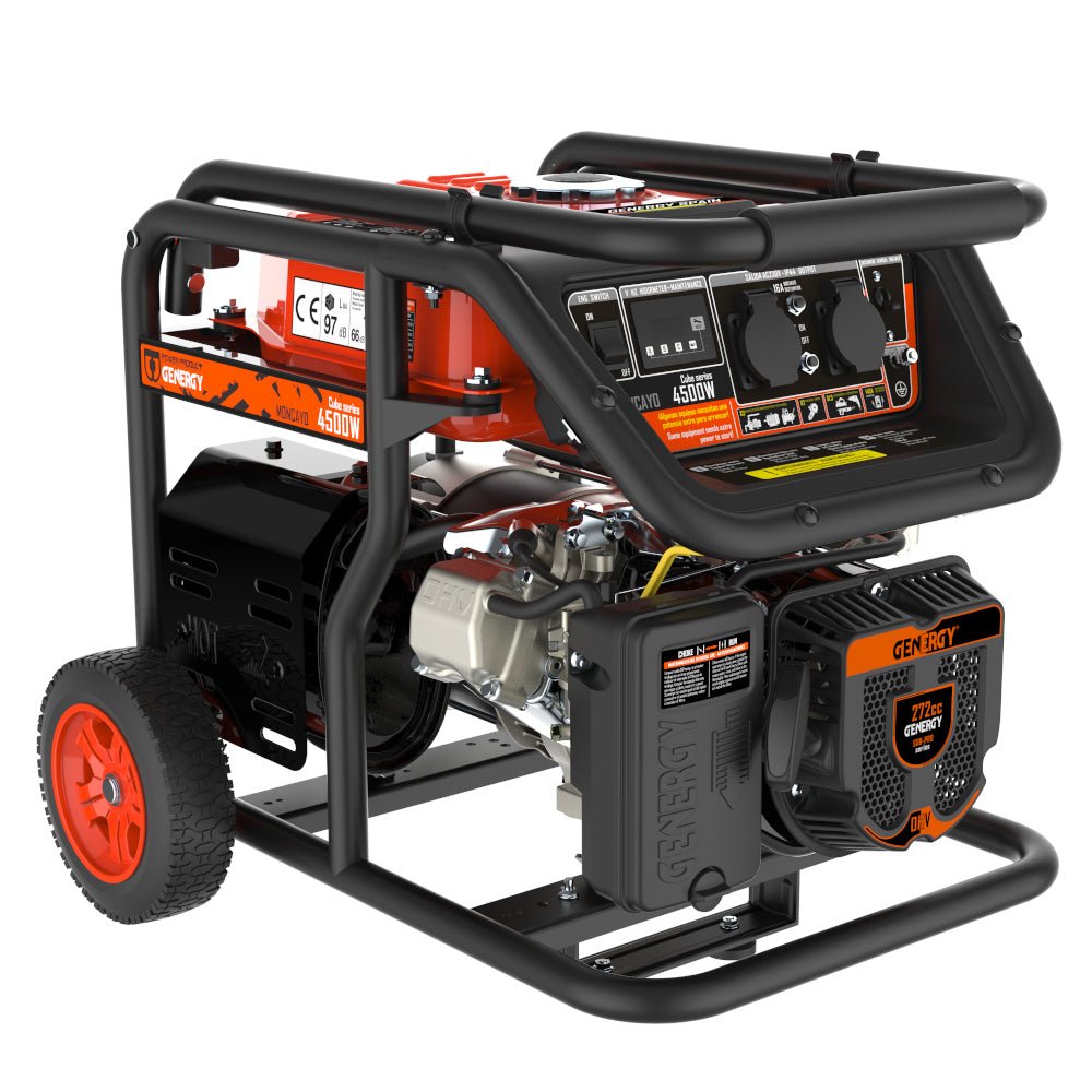 Genergy Moncayo 4500 W – Groupe électrogène essence (démarrage manuel) - MK SELLER EU