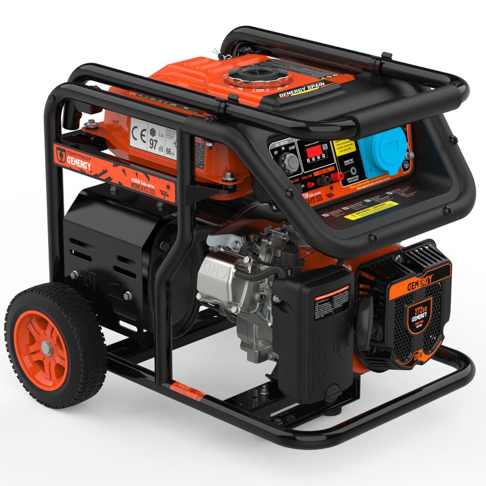 Genergy Moncayo - SOL 4500 W – Groupe électrogène essence (hybride solaire) - MK SELLER EU