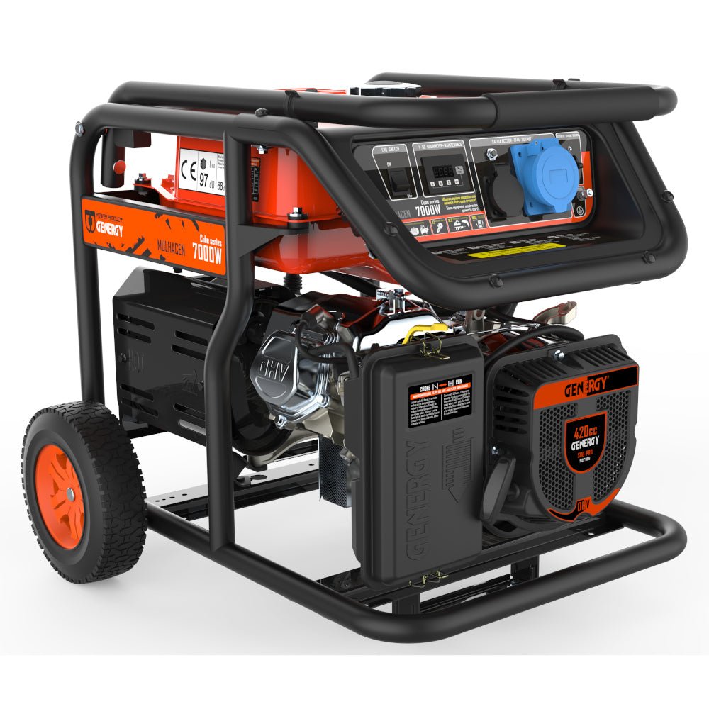 Genergy Mulhacen 7000 W – Groupe électrogène essence (démarrage manuel) - MK SELLER EU
