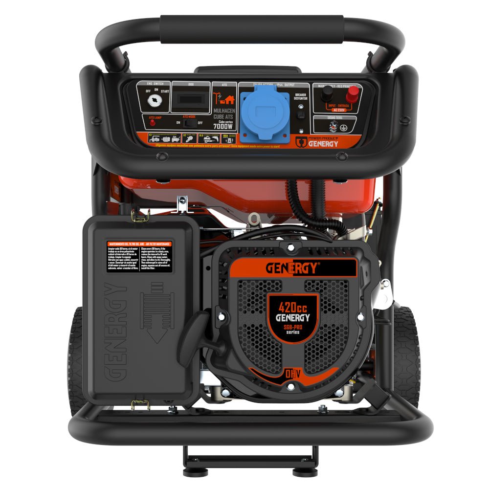 Genergy Mulhacen - ATS 7000 W – Groupe électrogène essence (démarrage automatique ATS) - MK SELLER EU