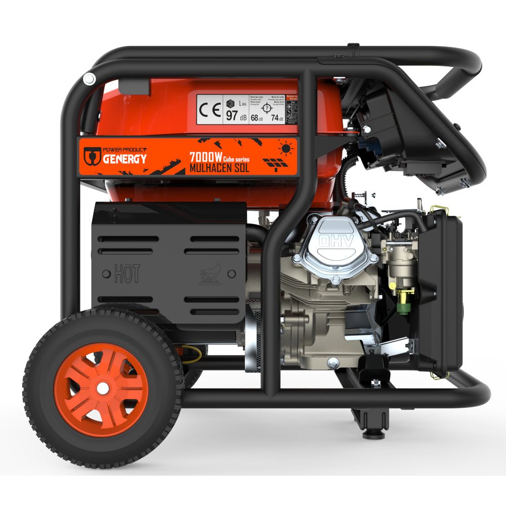 Genergy Mulhacen - SOL 7000 W – Groupe électrogène essence (hybride solaire) - MK SELLER EU