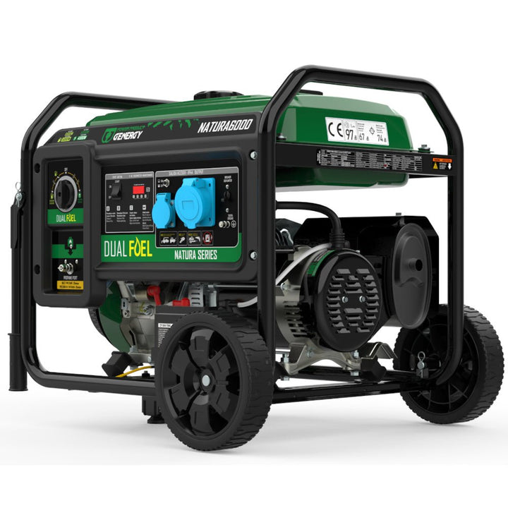 Genergy Natura 6000 5500 W – Groupe électrogène bi - carburant (démarrage électrique) - MK SELLER EU