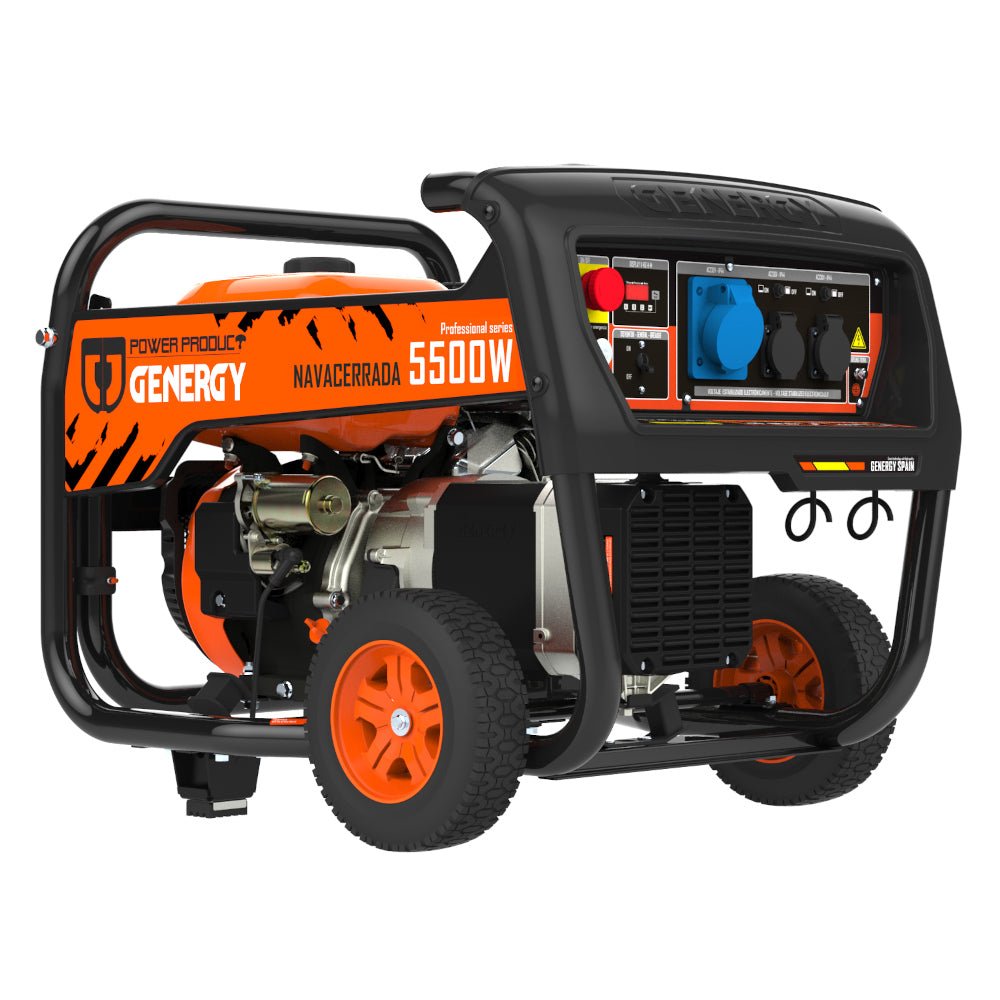 Genergy Navacerrada 5500 W – Groupe électrogène essence (démarrage électrique) - MK SELLER EU