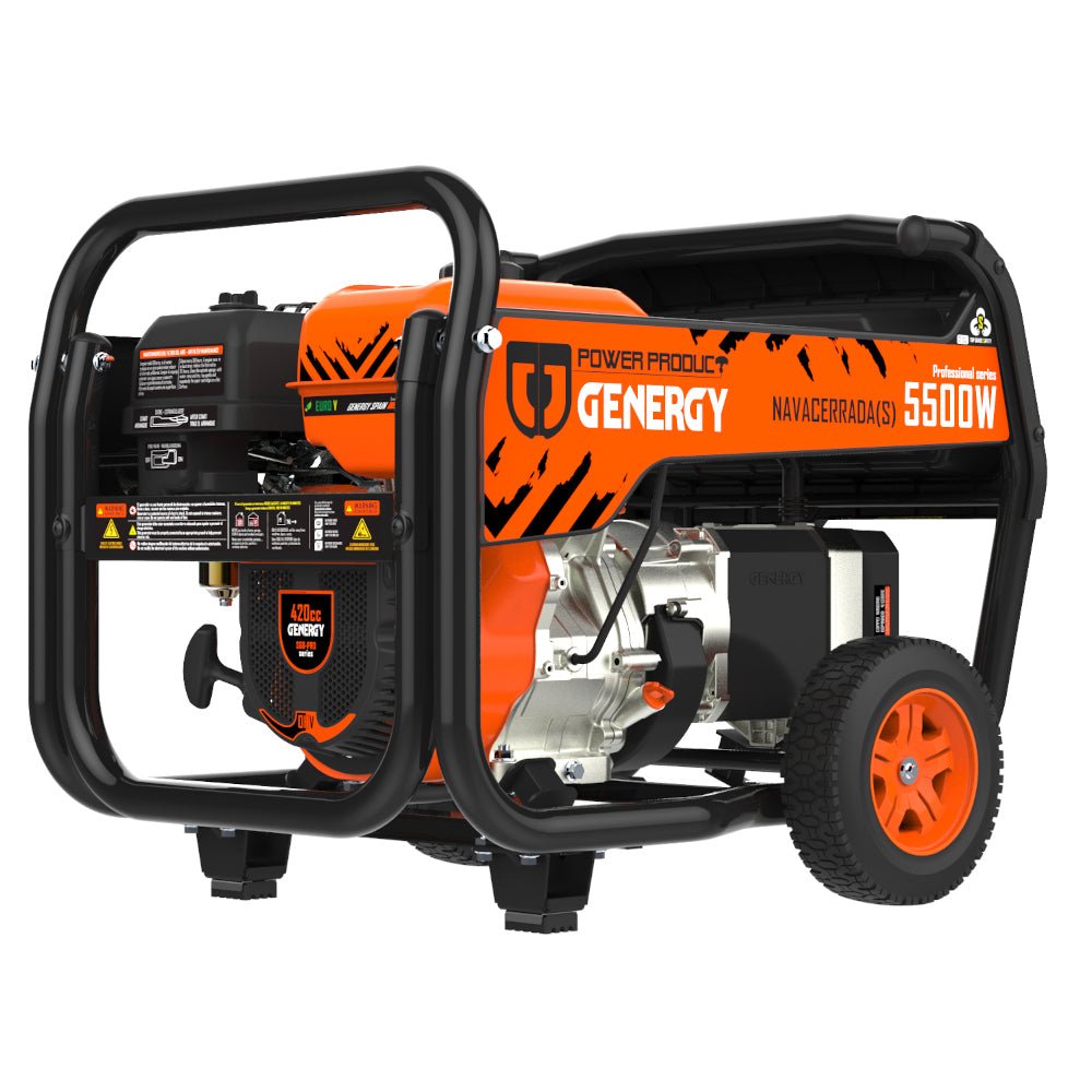 Genergy Navacerrada - S 5500 W – Groupe électrogène essence (démarrage manuel) - MK SELLER EU