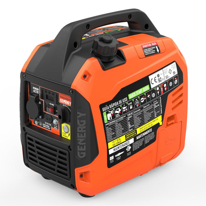 Genergy Palma 1700 W – Groupe électrogène Inverter (démarrage manuel) - MK SELLER EU