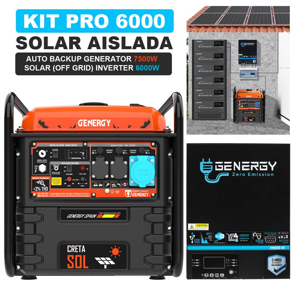 Genergy Pro 6000 – Kit solaire hybride - MK SELLER EU