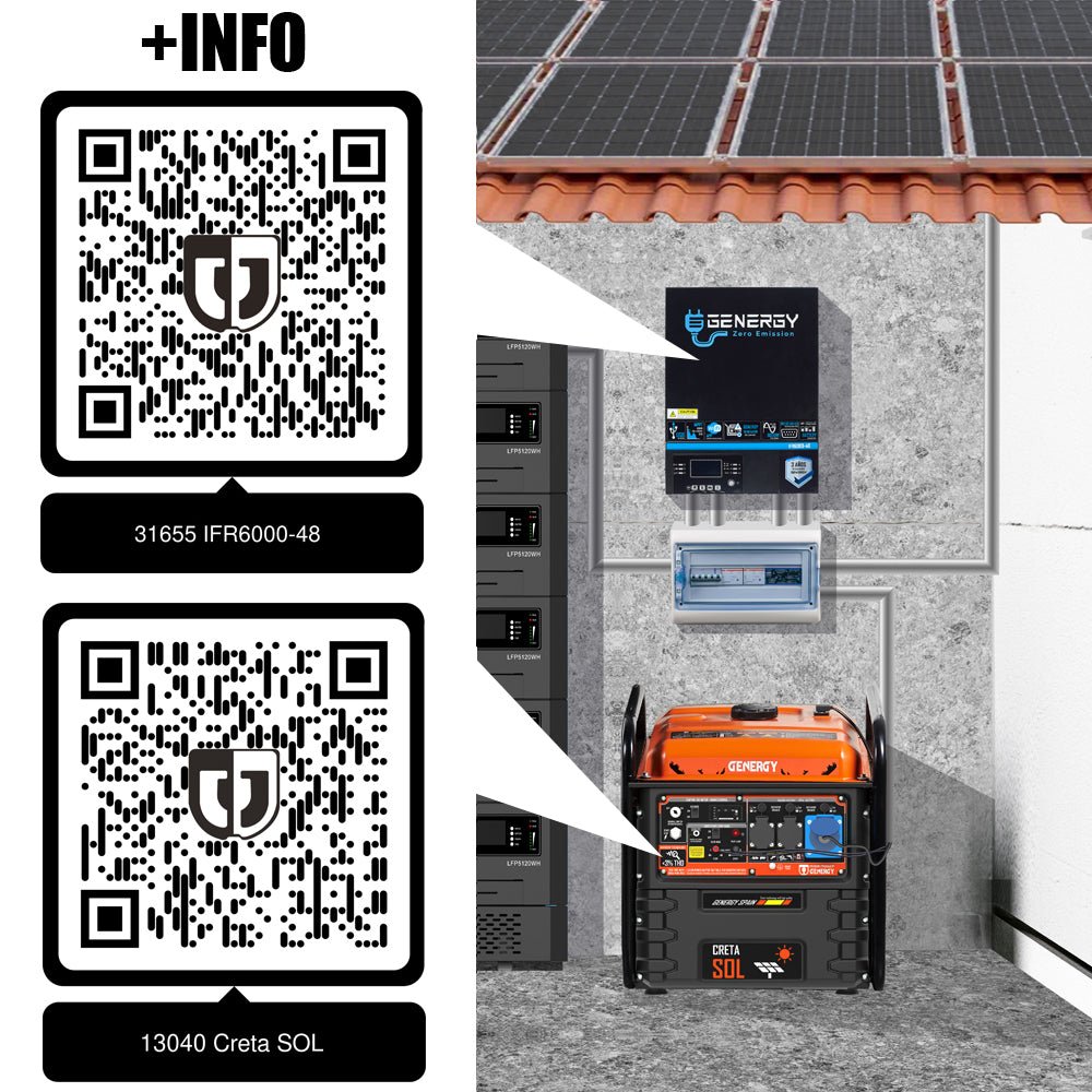 Genergy Pro 6000 – Kit solaire hybride - MK SELLER EU