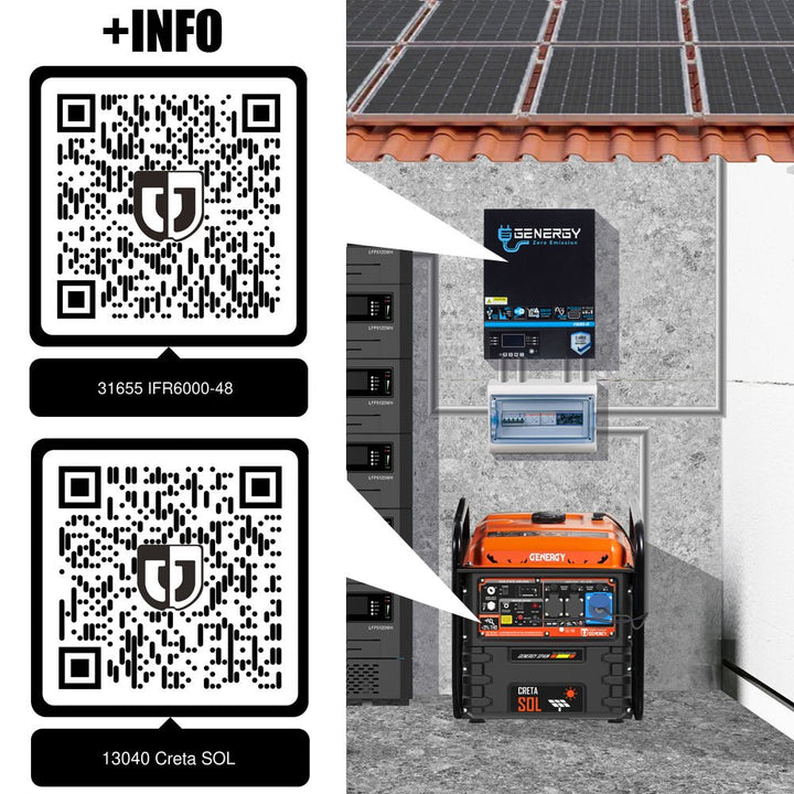 Genergy Pro 6000 – Kit solaire hybride - MK SELLER EU