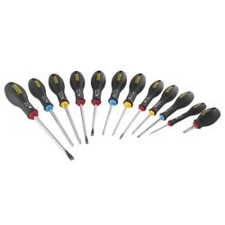 Jeu 12 tournevis FATMAX PRO Électricien Mécanicien Phillips Pozi - Stanley - MK SELLER EU