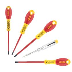 Jeu 5 tournevis isolés 1000V Slim FATMAX - Stanley - MK SELLER EU